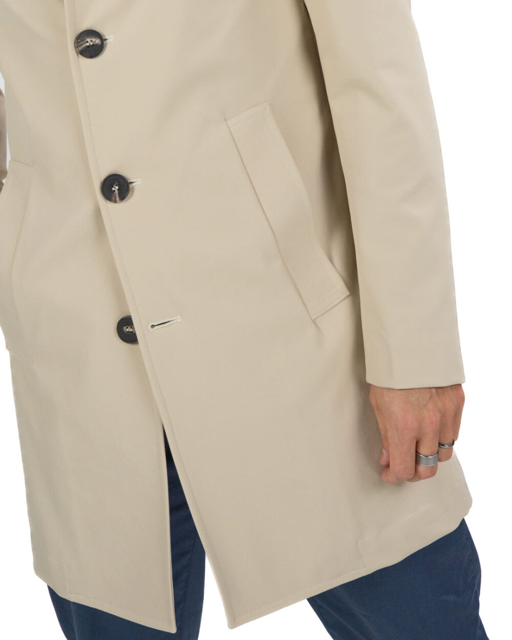 OVER/D - Trench corto Beige - immagine 2