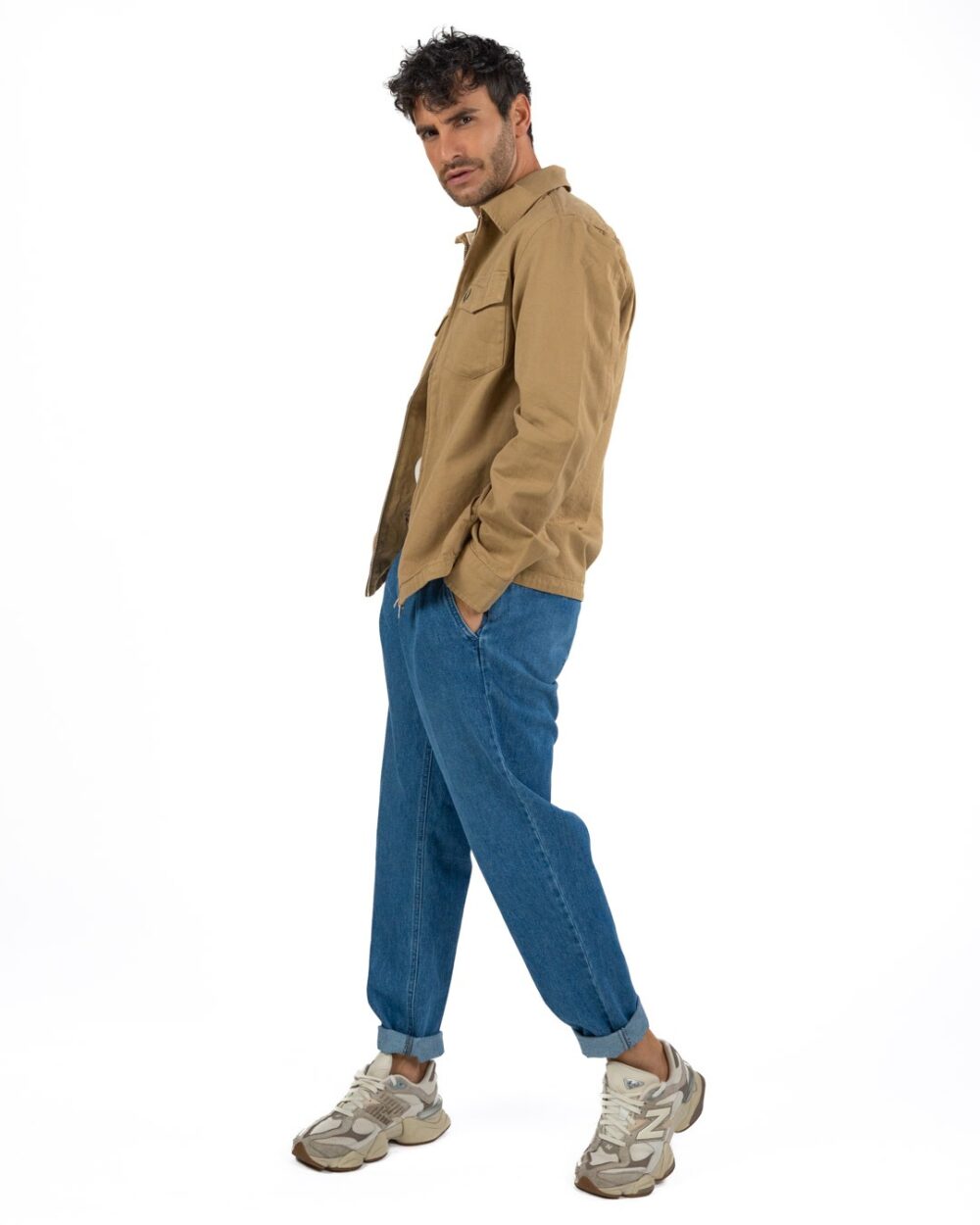 OVER/D - Trench corto Beige - immagine 160