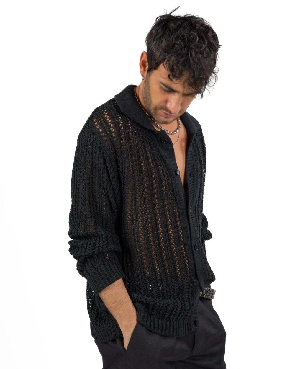 BOTTEGA ARTIGIANA - Camicia Fantasia Rosa e Verde - immagine 59