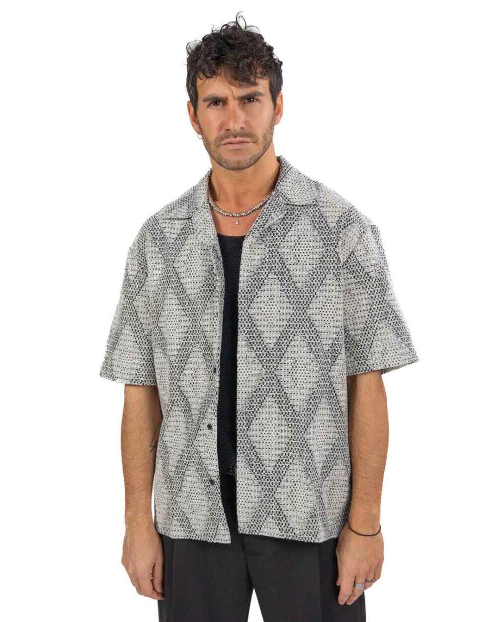 ANTONY MORATO - Camicia Forata Grigia - immagine 2