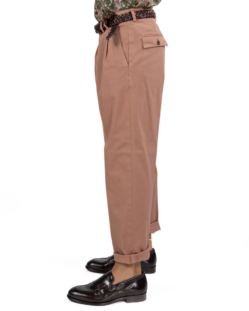OUT FIT - Pantalone Rosa Antico - immagine 2