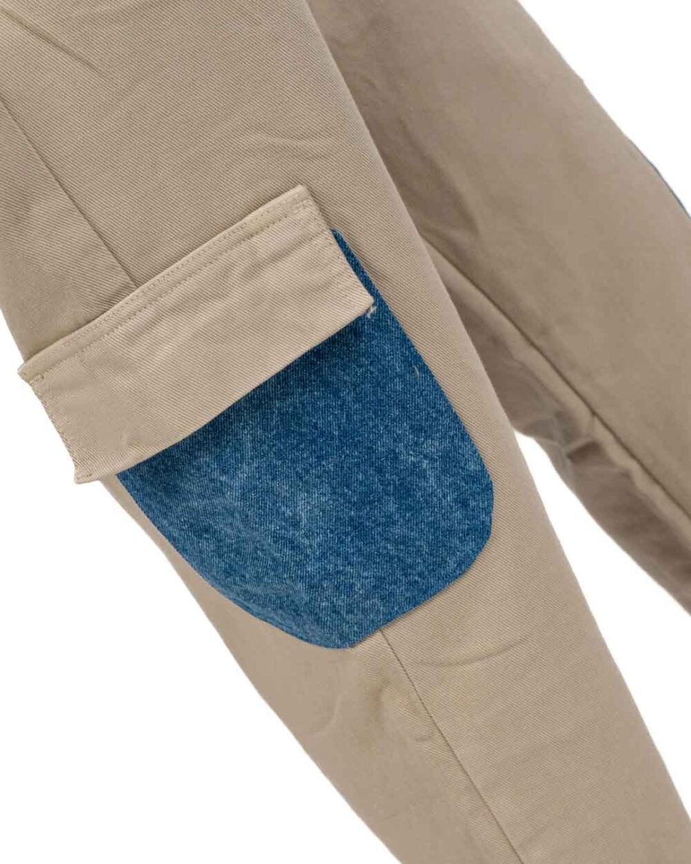 OVER/D - Pantalone Cargo Beige - immagine 5
