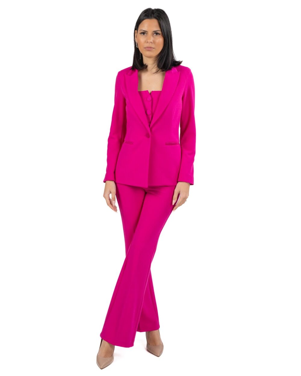 VICOLO - Pantalone Fuxia - immagine 2