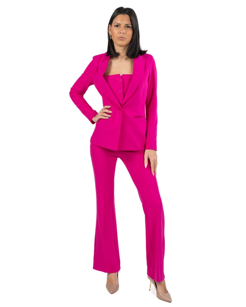 BOTTEGA ARTIGIANA - Camicia Fantasia Rosa e Verde - immagine 258