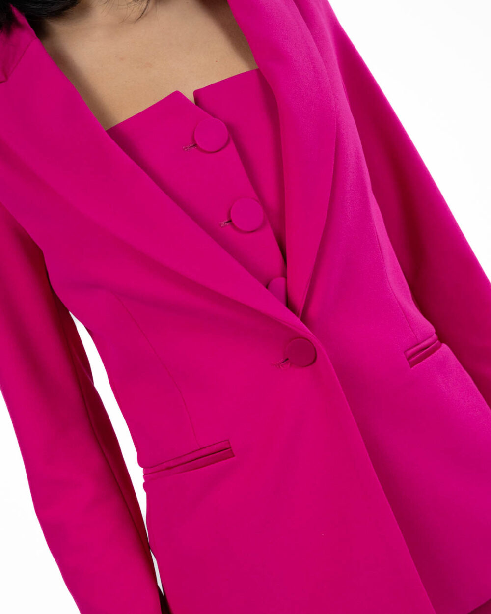 VICOLO - Giacca Fuxia - immagine 2