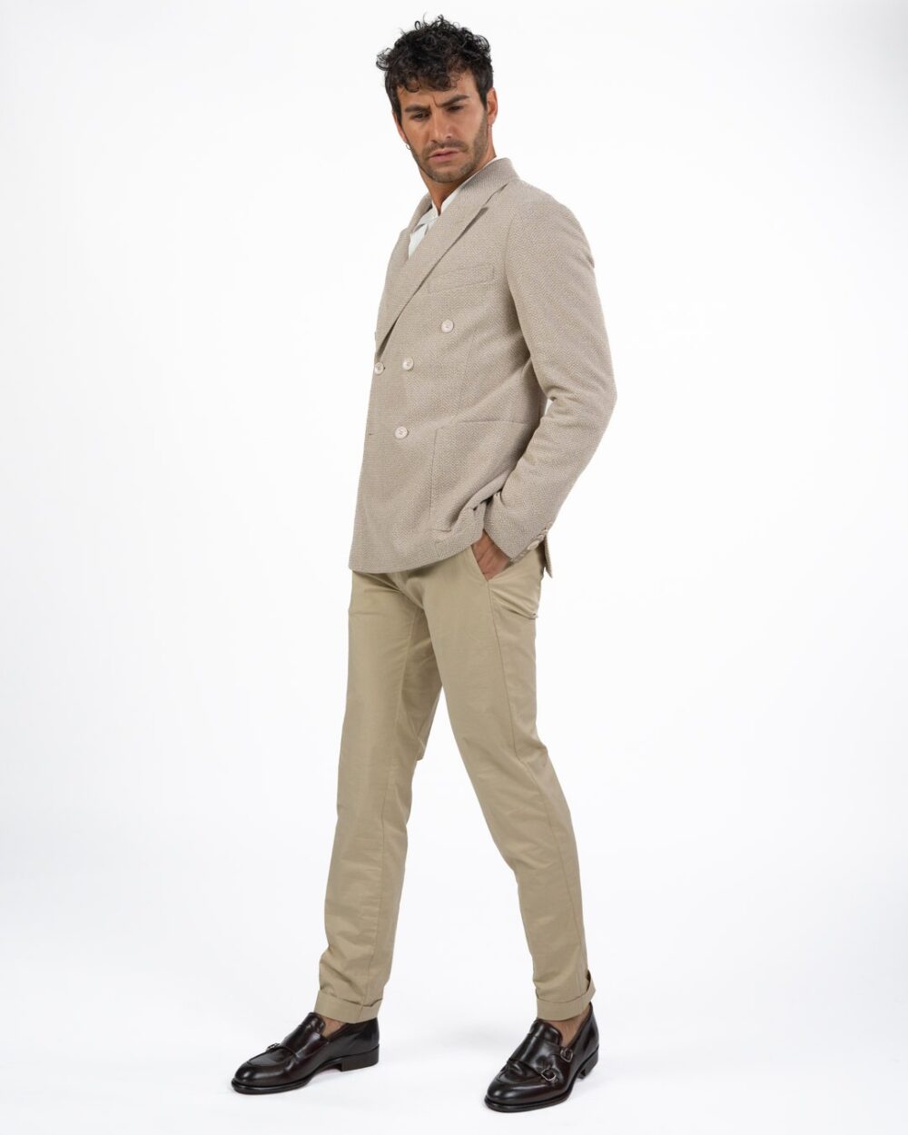 ATPCO - Pantalone Chinos Beige - immagine 4