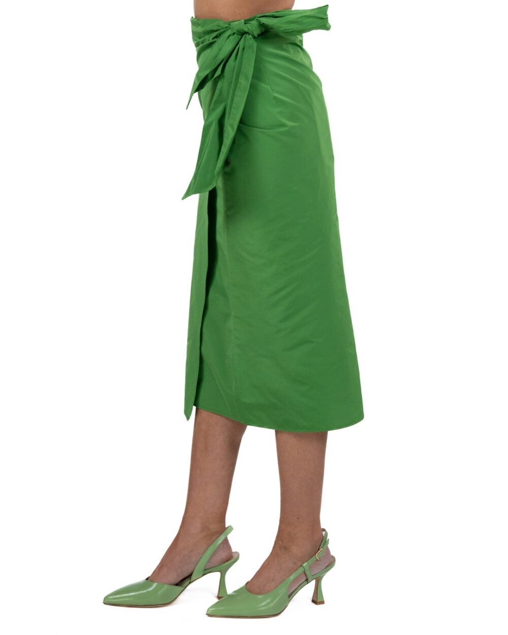 WEKKEND MAX MARA - Gonna Taffetas Verde - immagine 4