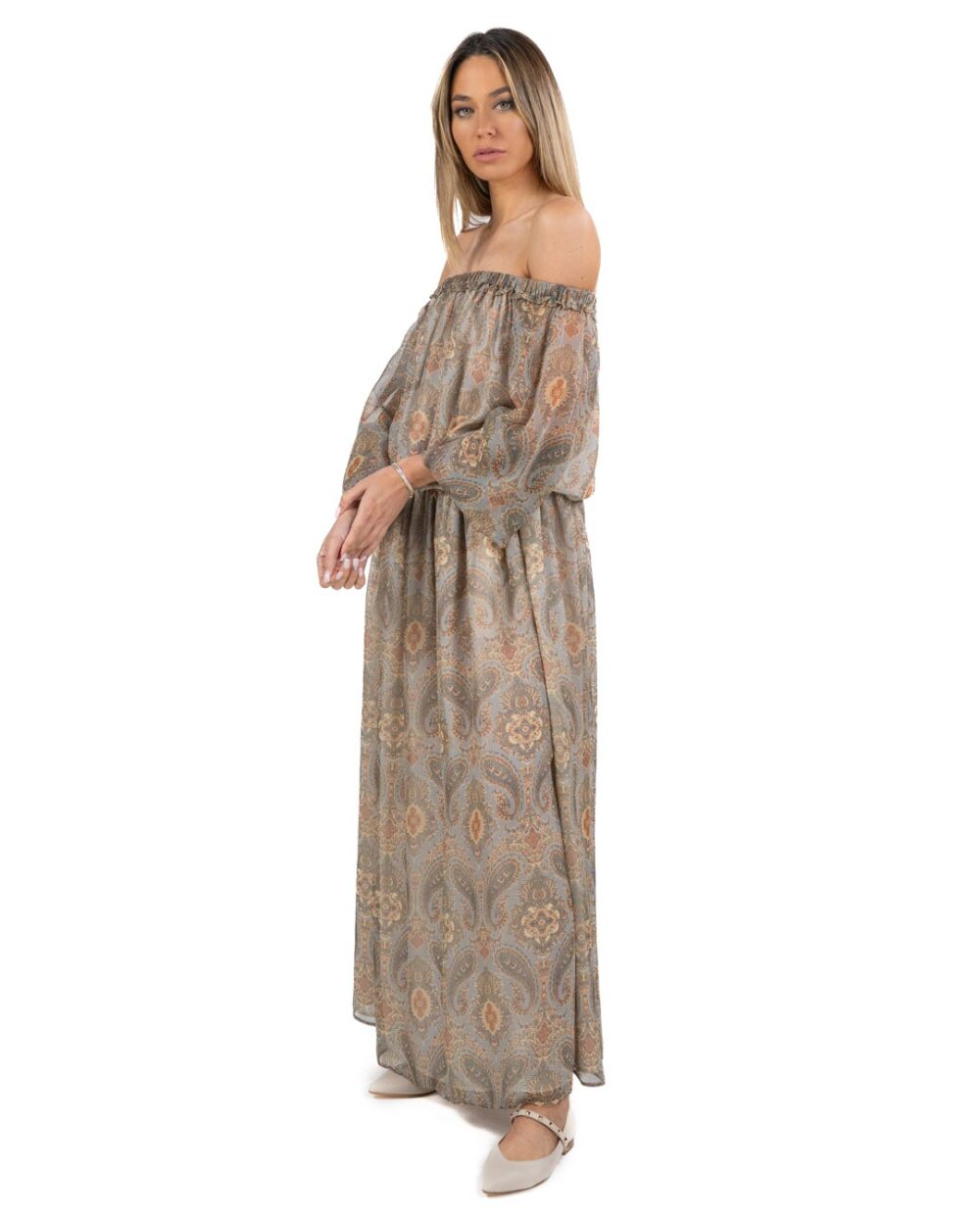 WEEKEND MAX MARA - Abito Lungo in Georgette di Seta