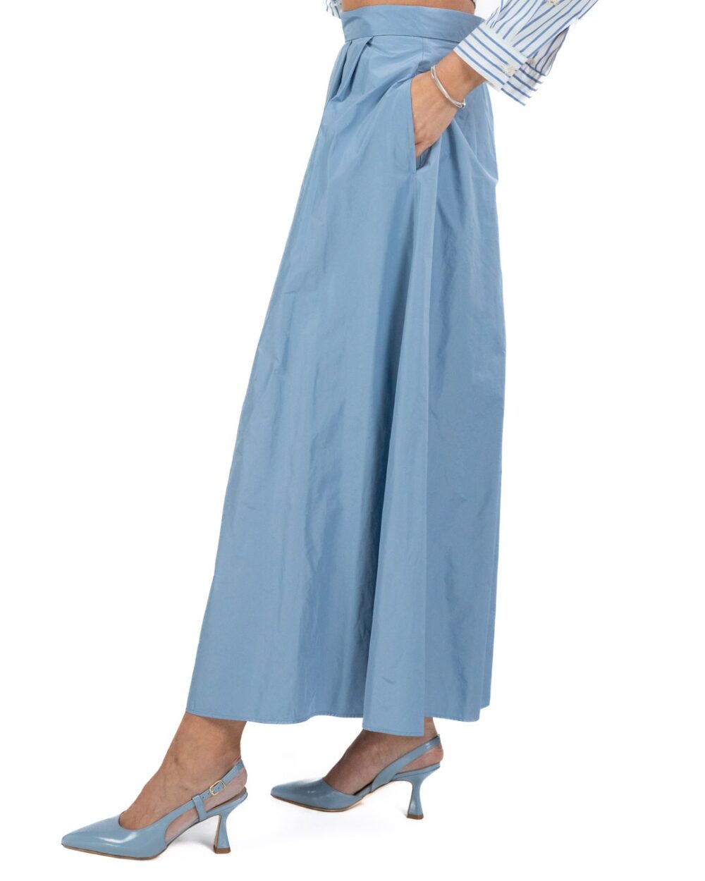 Emme Marella - gonna in taffeta - immagine 3