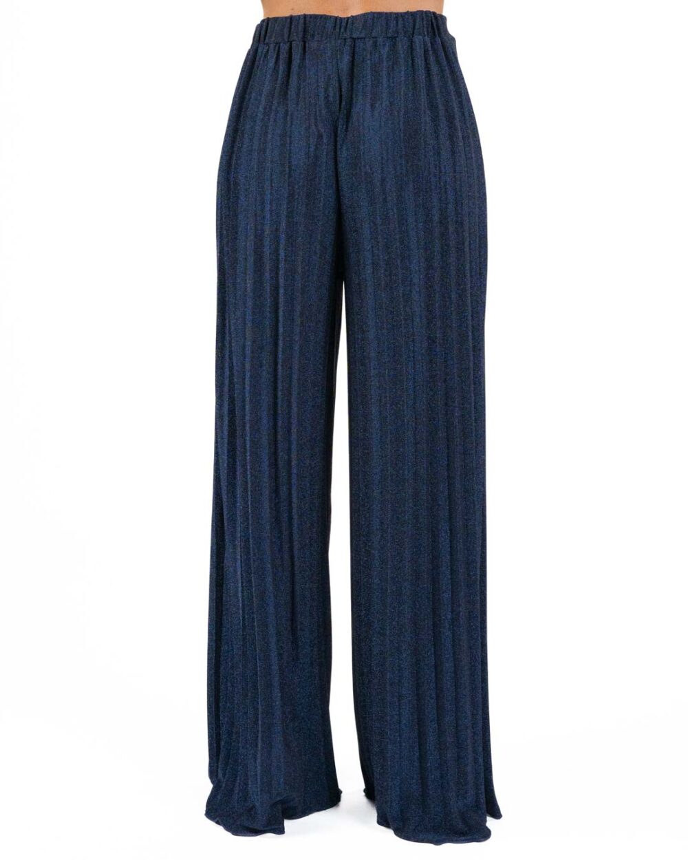 GAUDI - Pantalone Plissè Blu - immagine 3