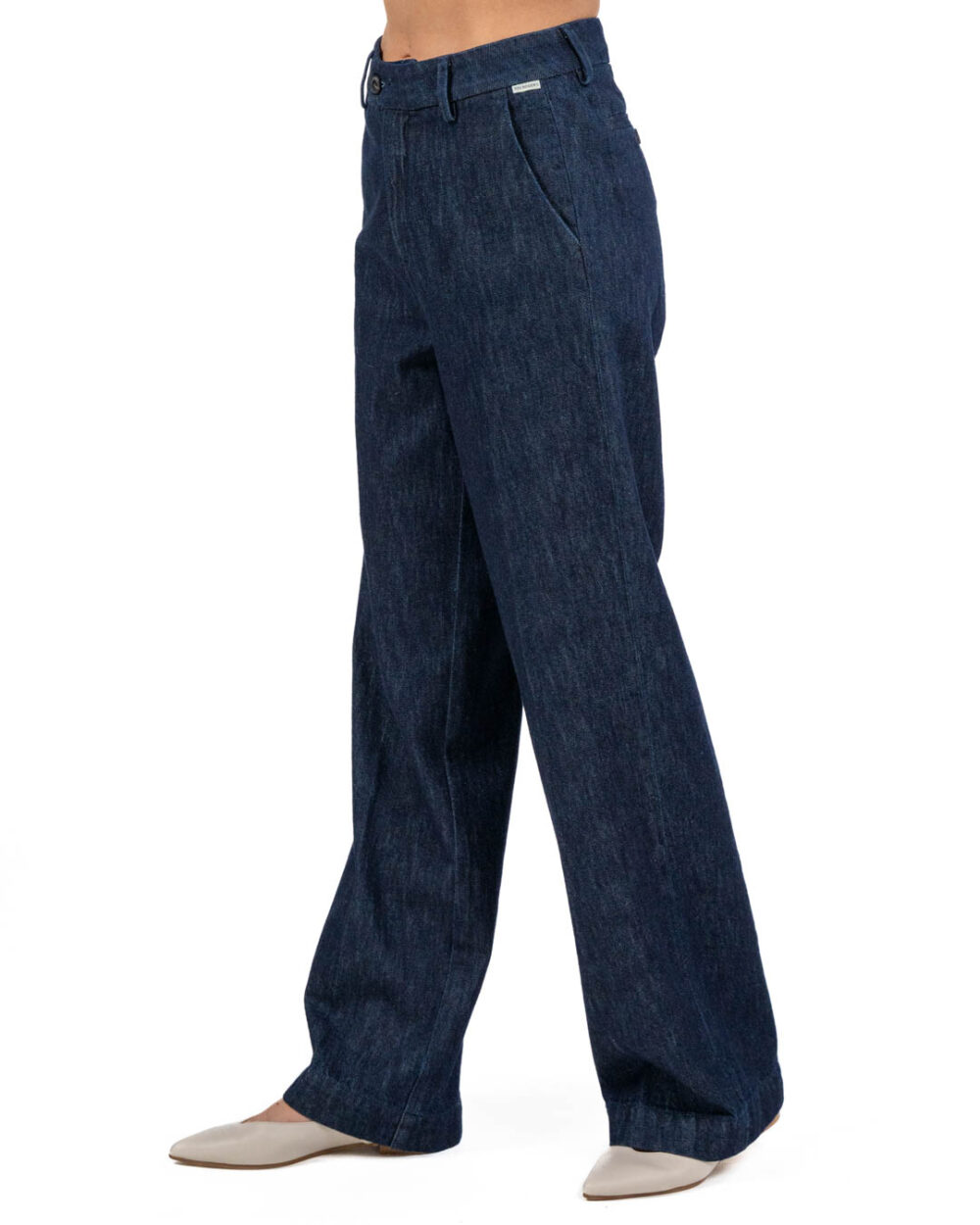 ROY ROGER'S - Pantalone a Palazzo Denim - immagine 2