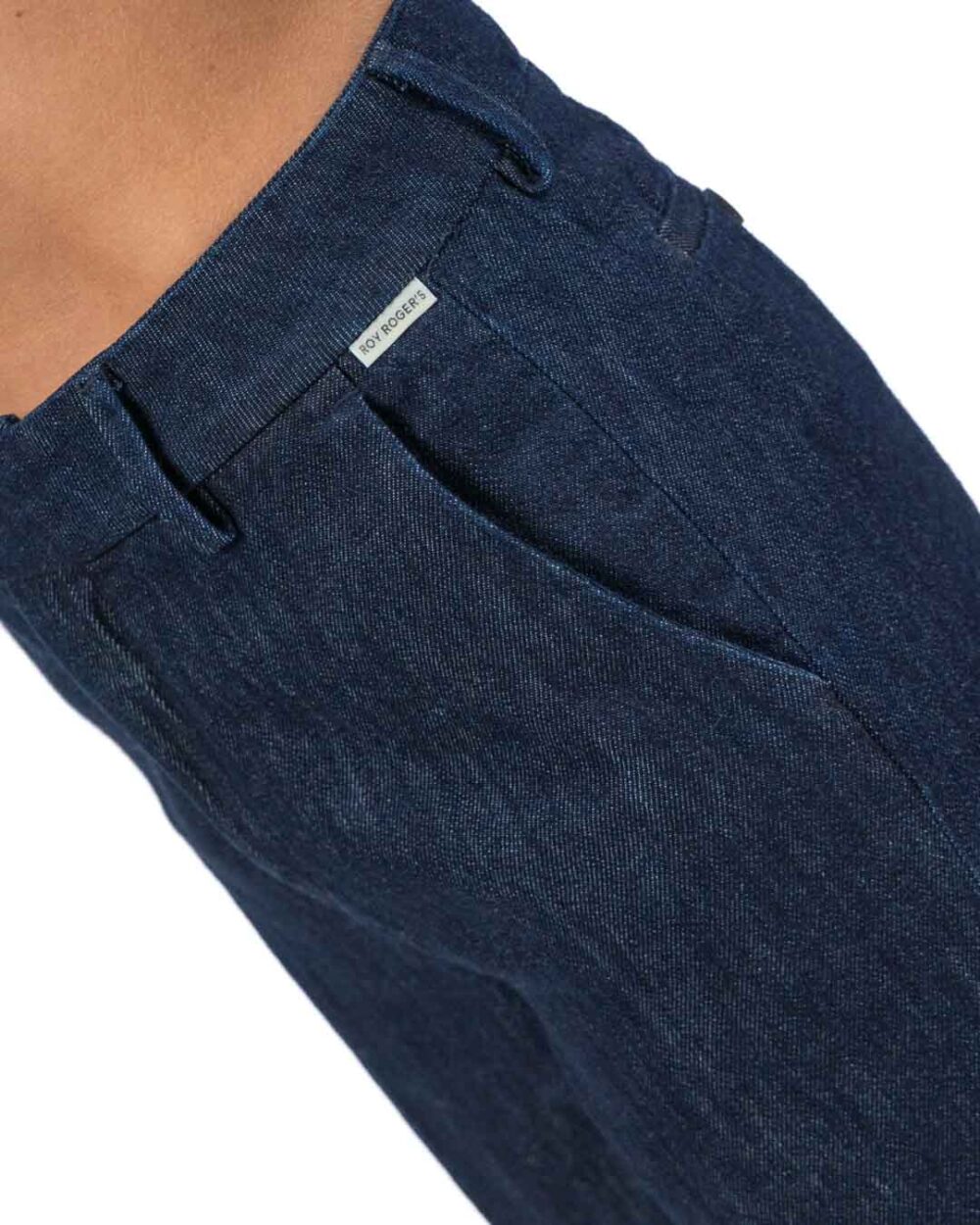 ROY ROGER'S - Pantalone a Palazzo Denim - immagine 4
