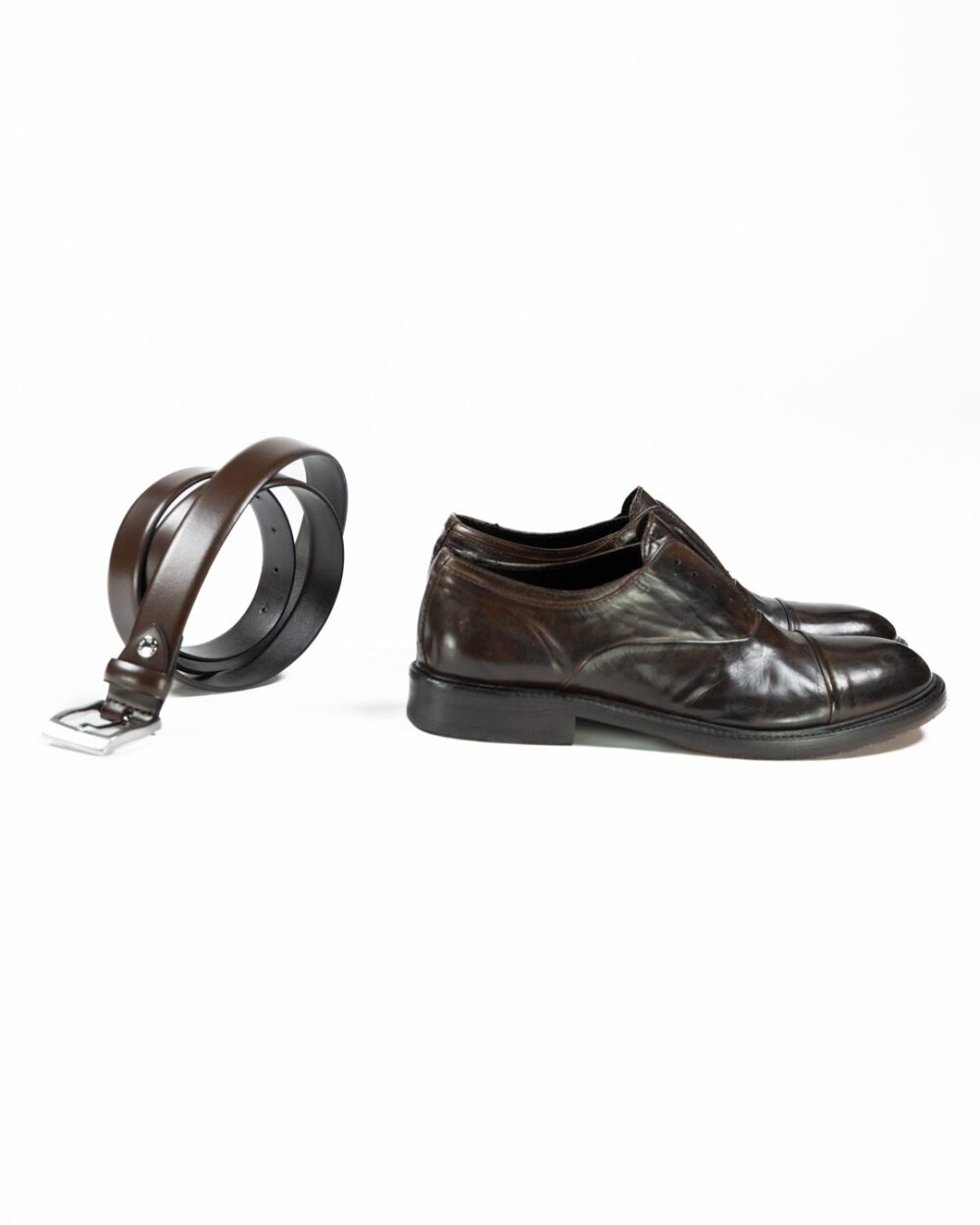 PAWELK'S - Scarpa Stringata Marrone da Cerimonia - immagine 2