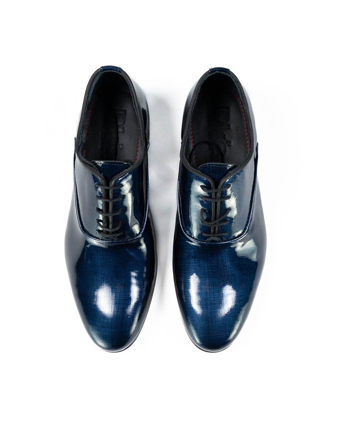 PAWELK'S - Scarpa Lucida Blu da Cerimonia