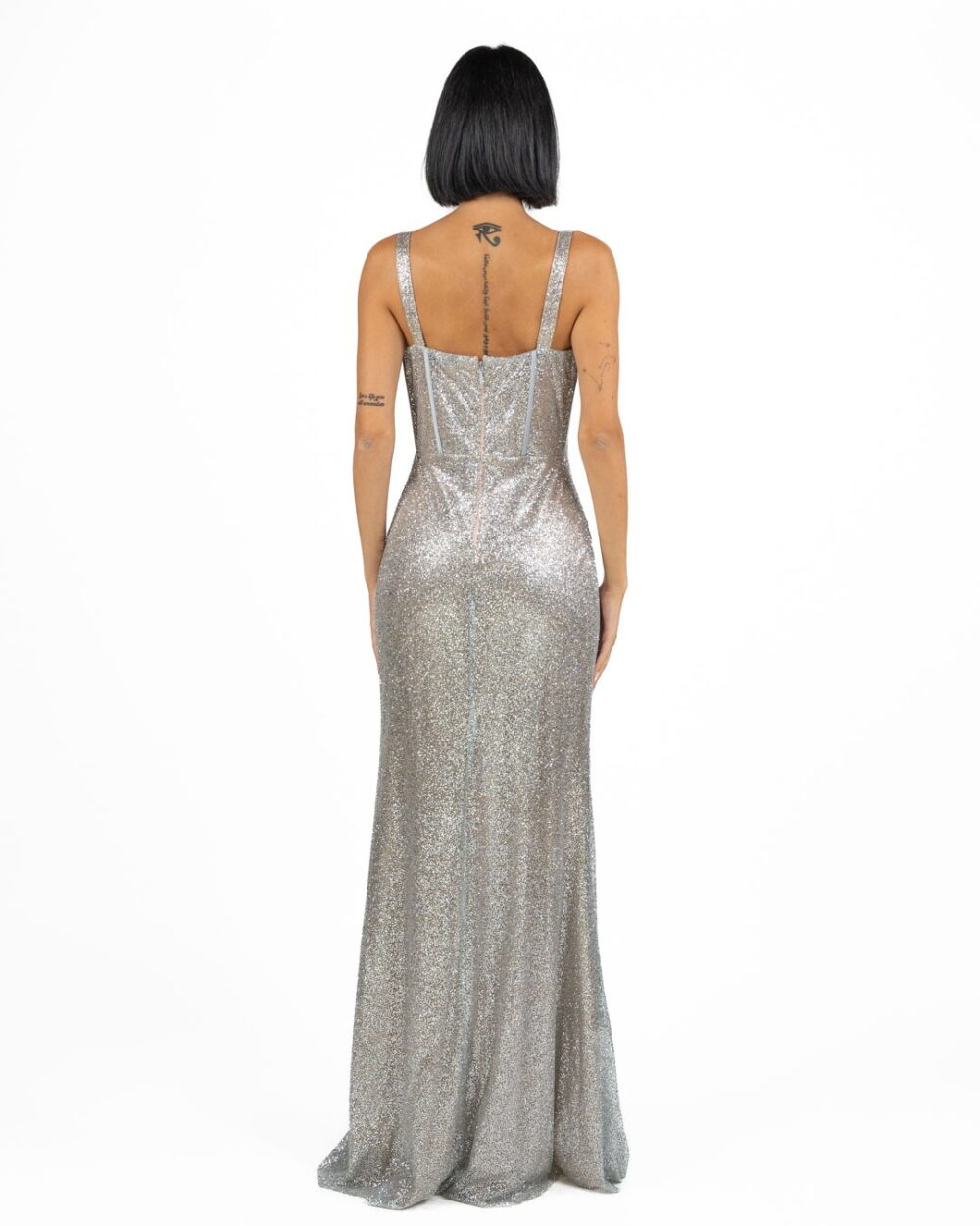 Berti Mode Collection - Abito sirena argento - immagine 2