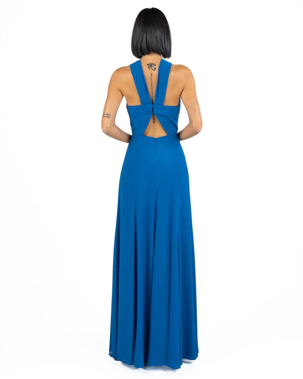 Berti Mode Collection - Abito lungo bluette - immagine 2