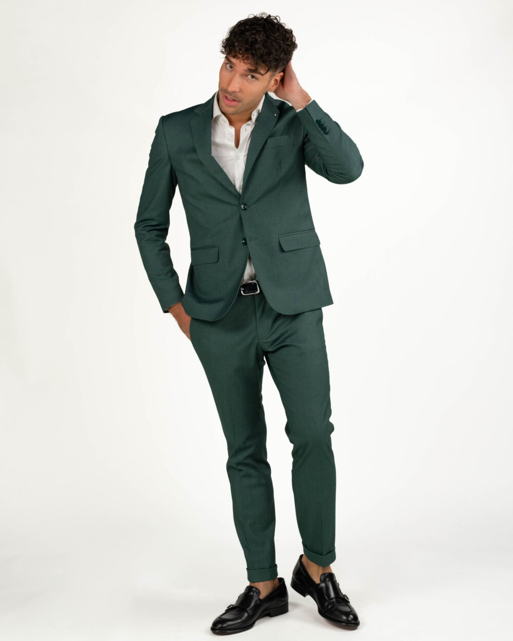Langella - Completo verde grisaglia - immagine 13