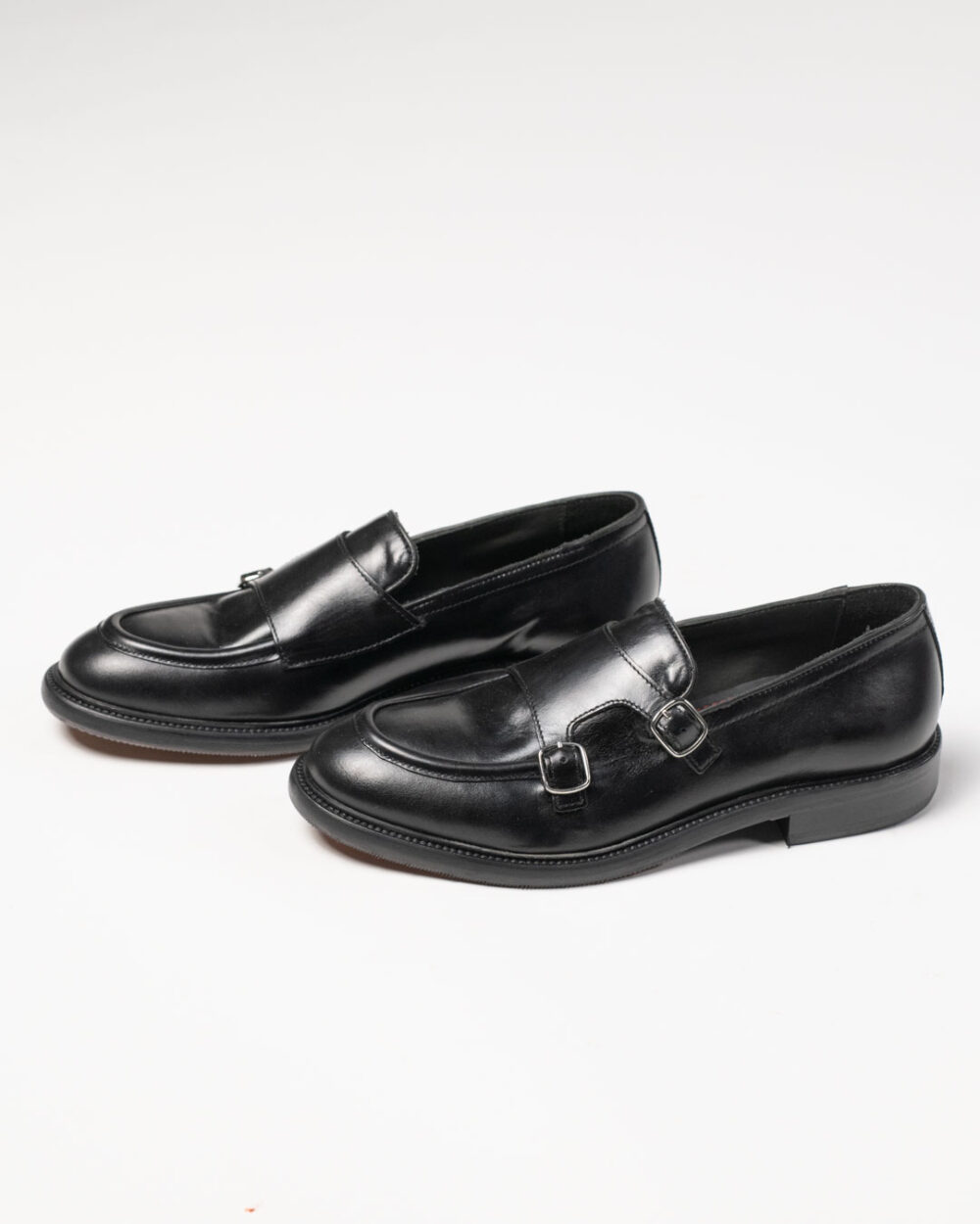 Paul Klim's - Mocassino nero con fibbie - immagine 2