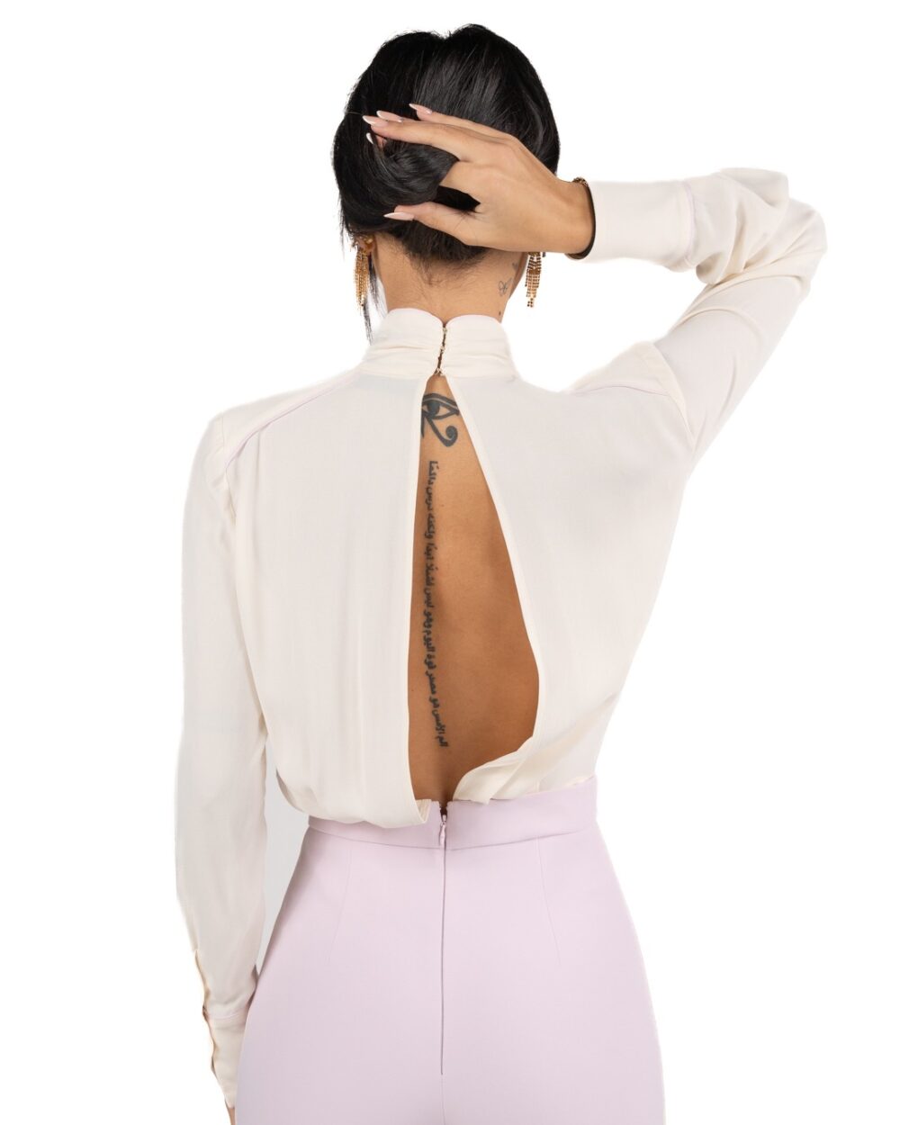ELISABETTA FRANCHI - Tuta Donna Burro e Rosa - immagine 9