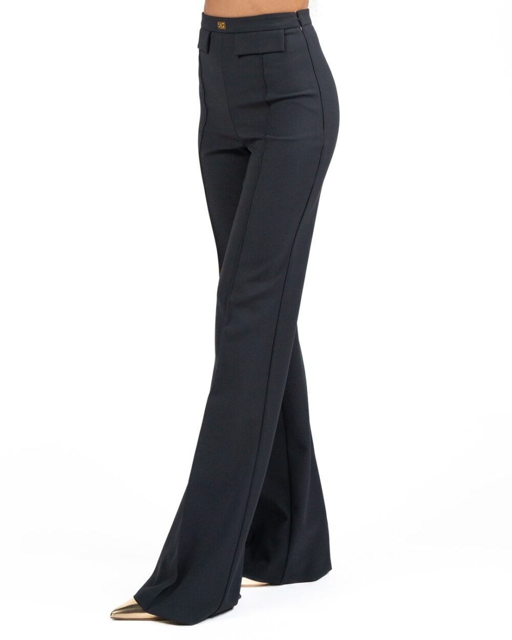 ELISABETTA FRANCHI - Pantalone Nero - immagine 2