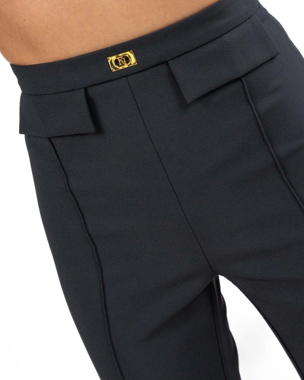 ELISABETTA FRANCHI - Pantalone Nero - immagine 4