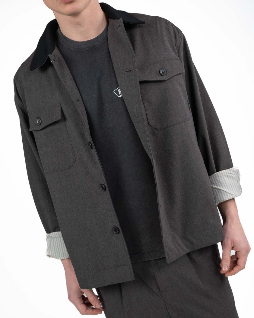 SCOTCH & SODA - Giacca camicia Melange - immagine 3