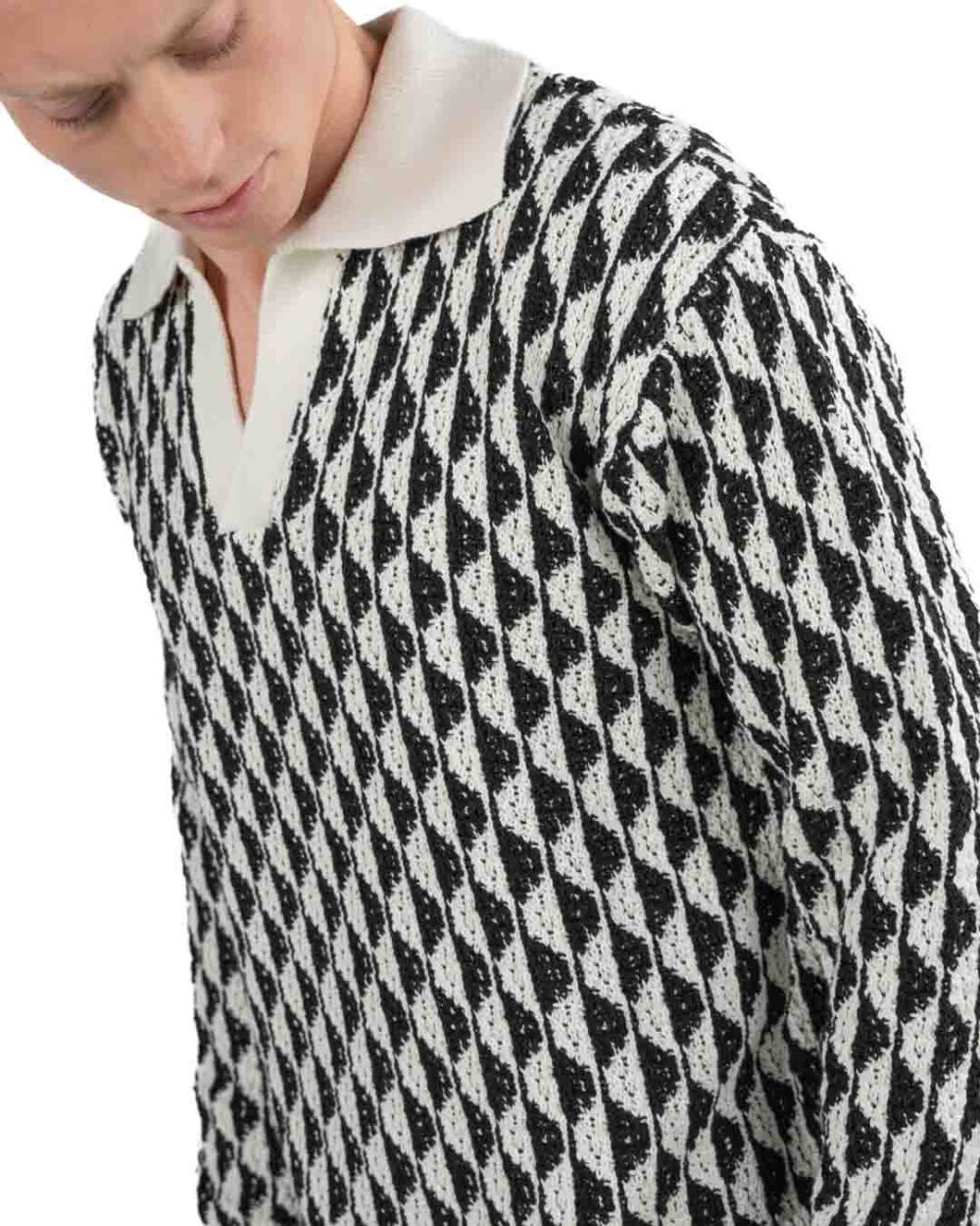 SCOTCH & SODA - Polo a Maniche Lunghe Jacquard - immagine 2