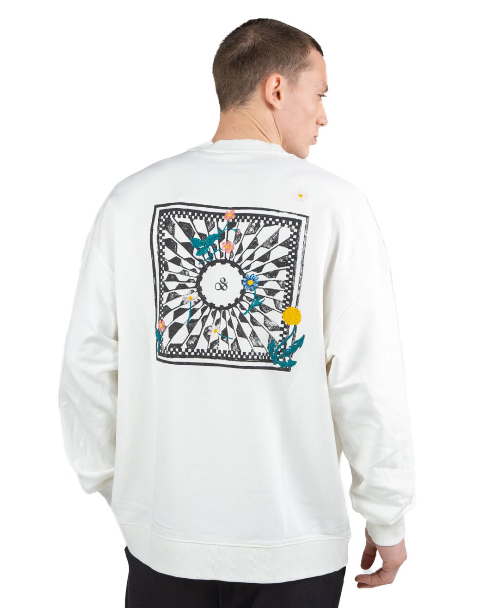 SCOTCH & SODA - Felpa oversize con artwork - immagine 4
