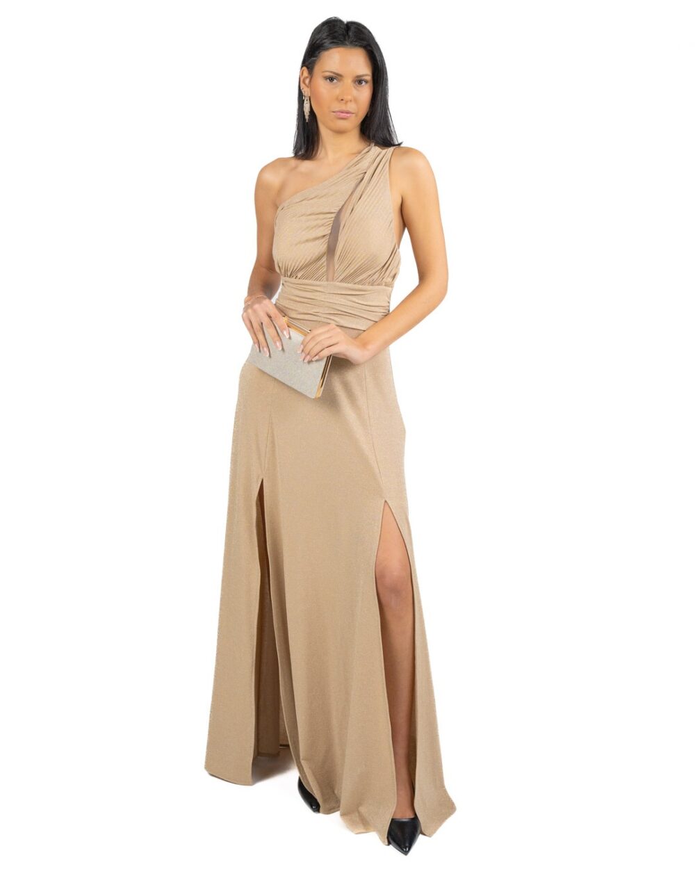 RINASCIMENTO - Abito oro lurex