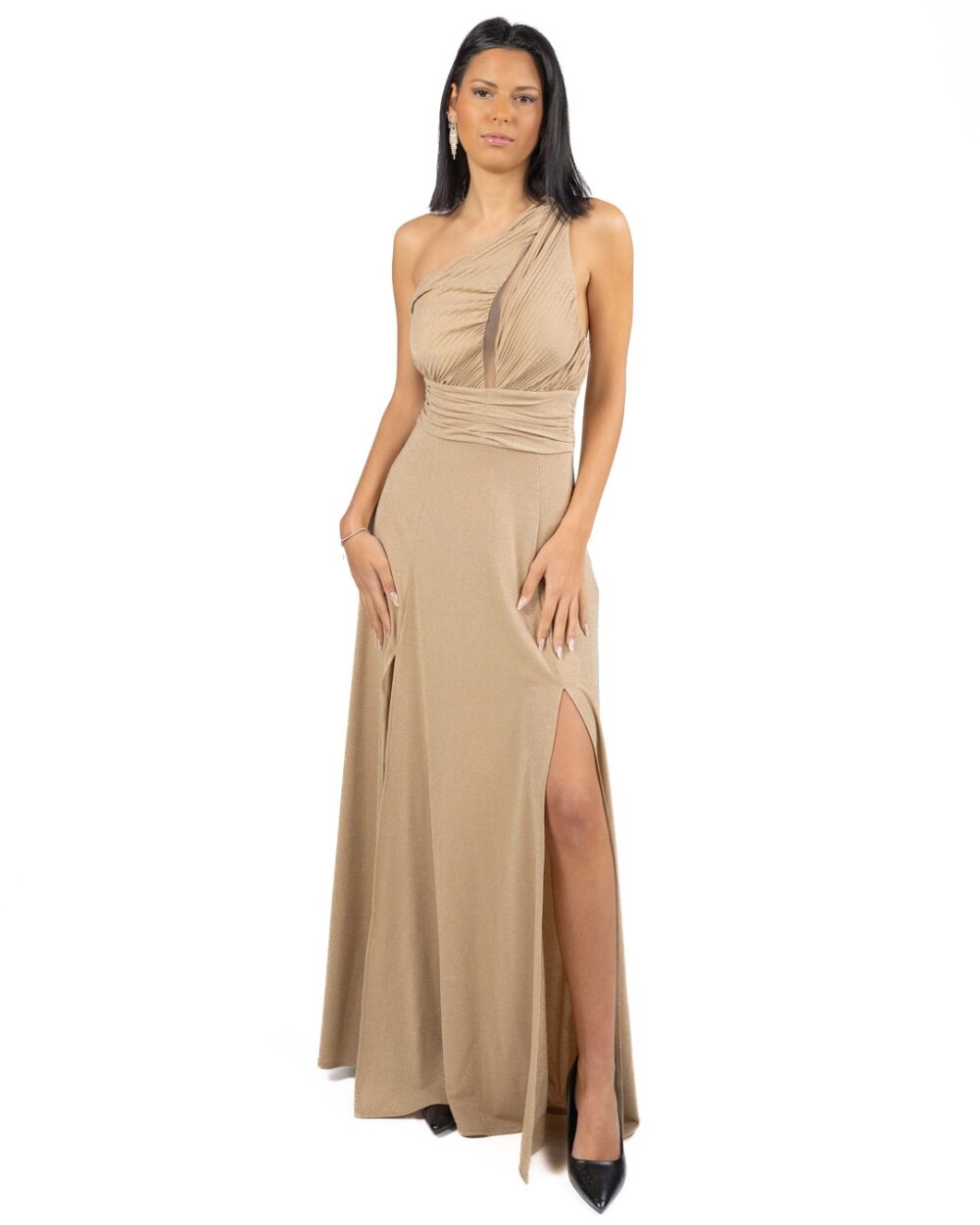 RINASCIMENTO - Abito oro lurex - immagine 2