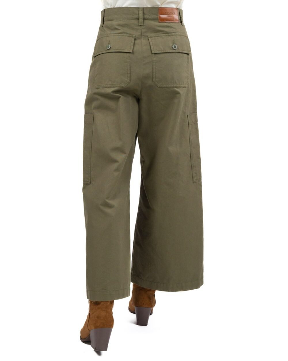 WEEKEND MAX MARA - Pantalone canvas kaki - immagine 4