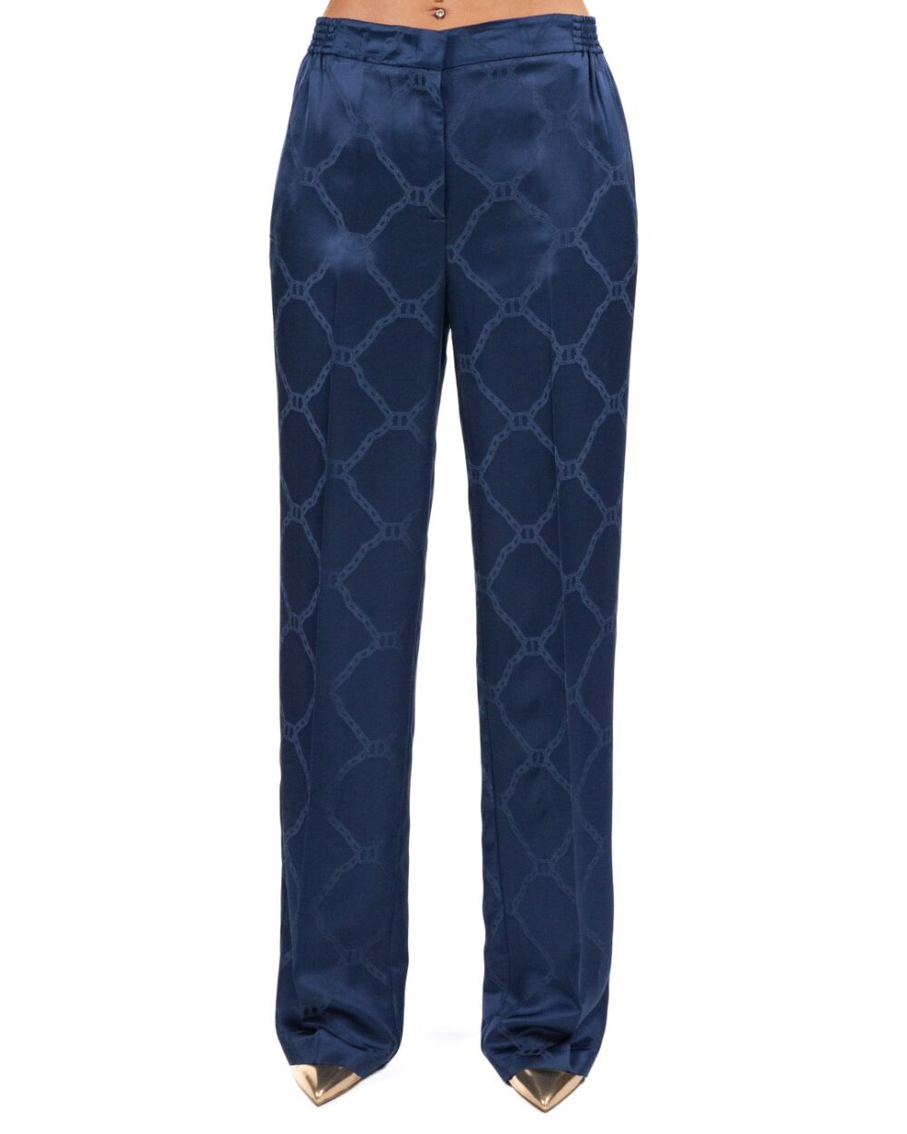 TWINSET - Pantalone Indaco - immagine 2