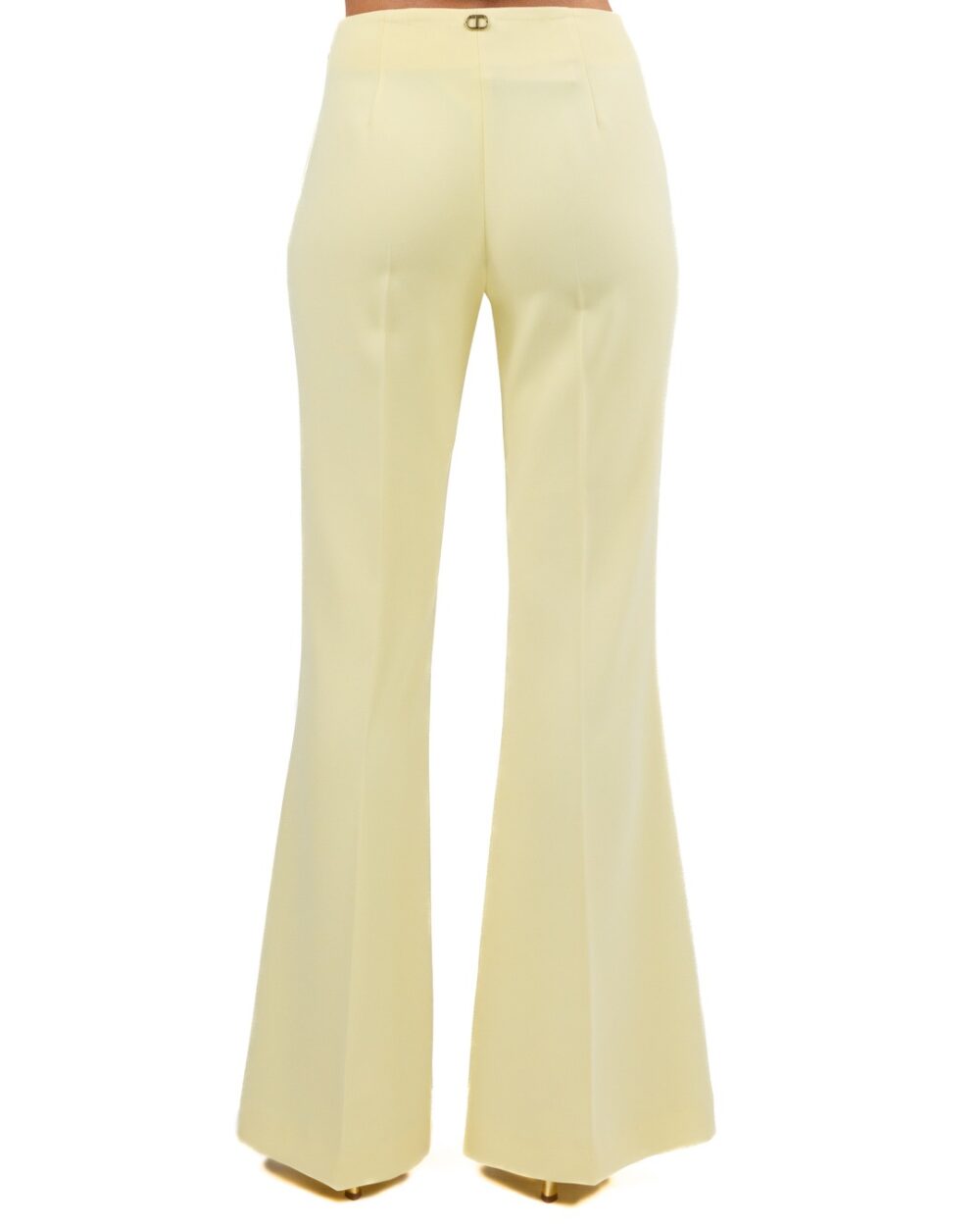 TWINSET - Pantalone flared vaniglia - immagine 4