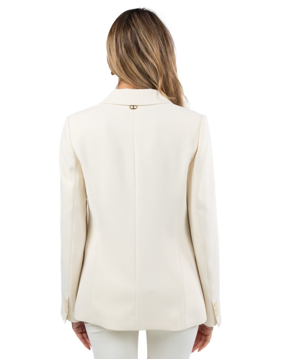 TWINSET - Giacca sfiancata con tasche madreperla - immagine 4