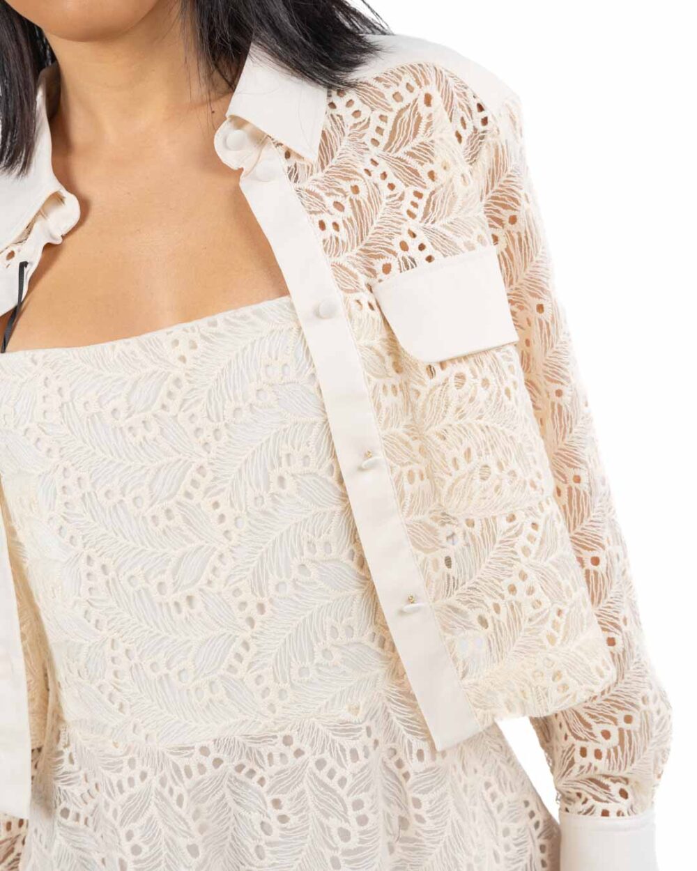 MARELLA - Polo in jersey bianco - immagine 3