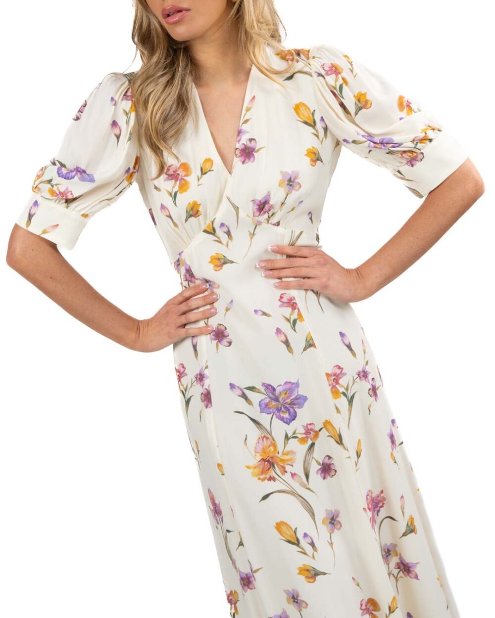 TWINSET - Vestito longuette floreale - immagine 3