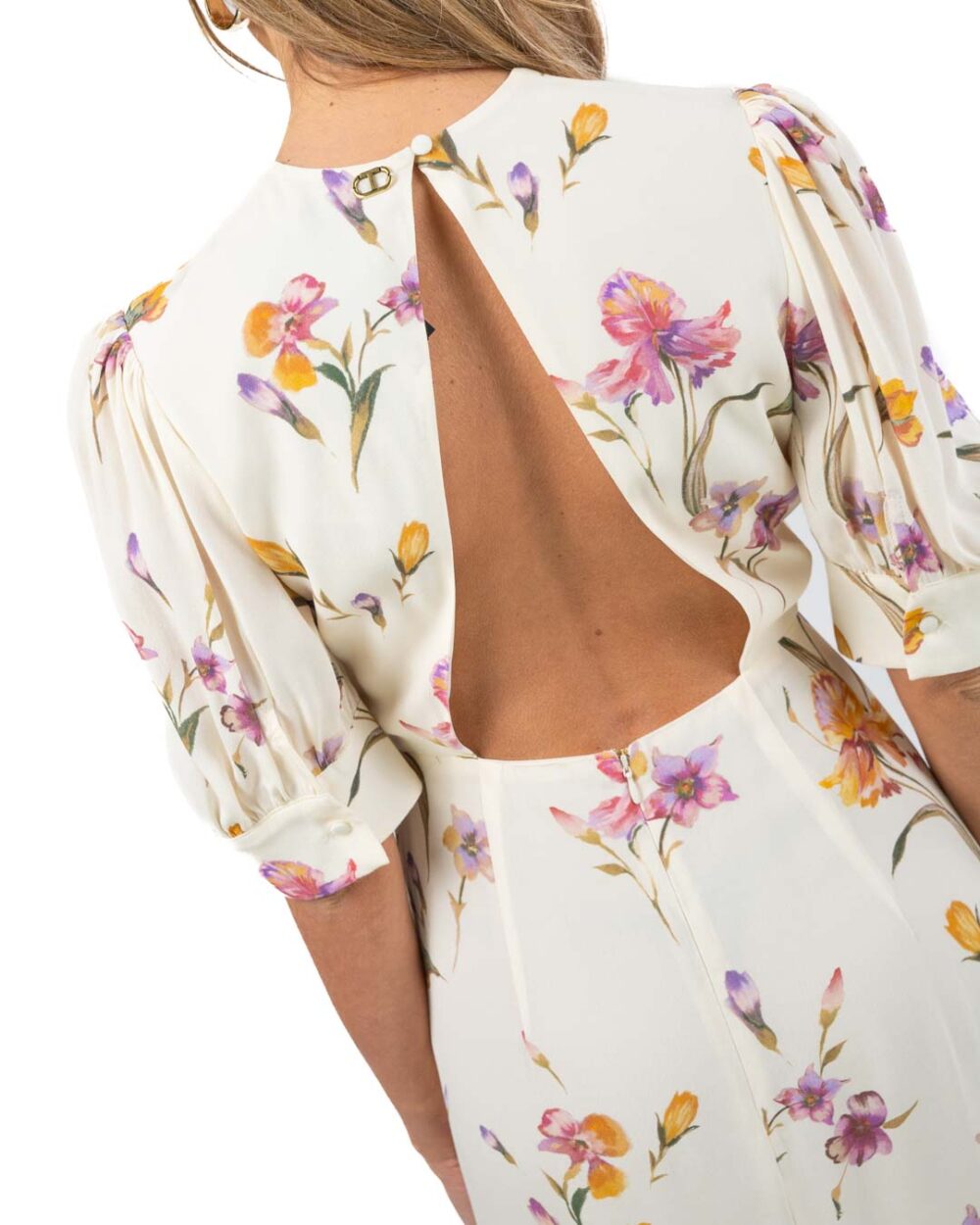 TWINSET - Vestito longuette floreale - immagine 5