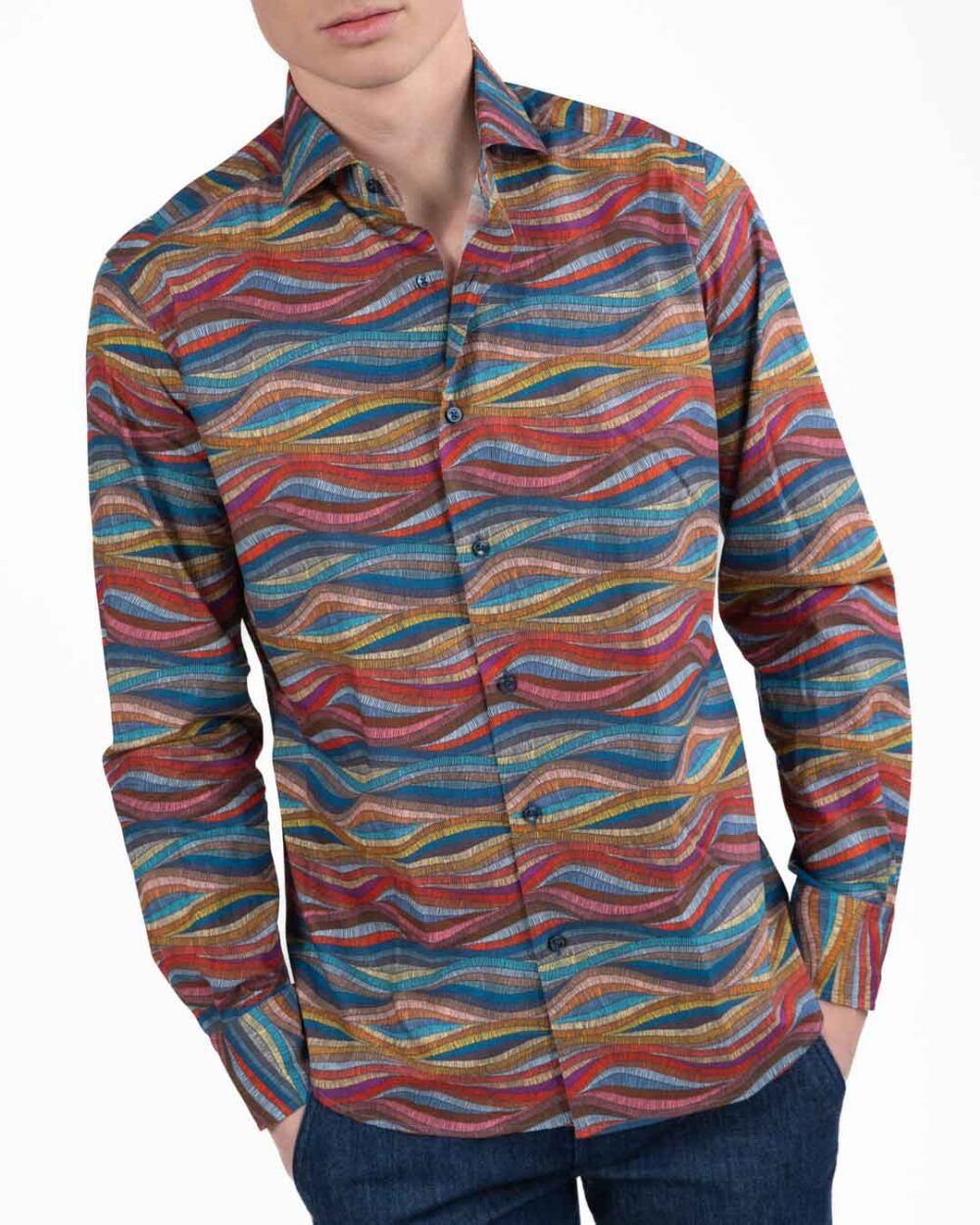 BOTTEGA ARTIGIANA - Camicia Fantasia Multicolor - immagine 2