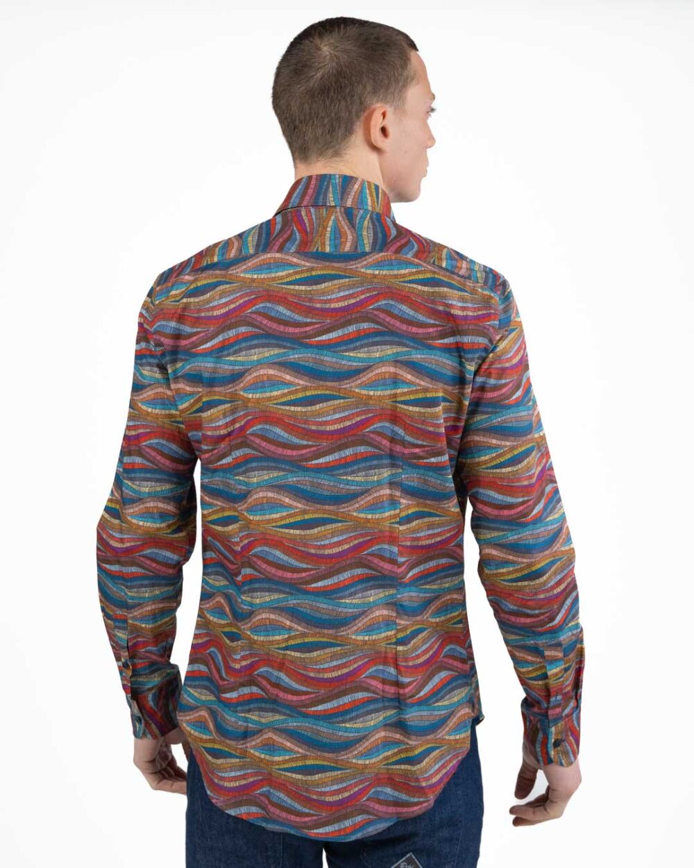 BOTTEGA ARTIGIANA - Camicia Fantasia Multicolor - immagine 3