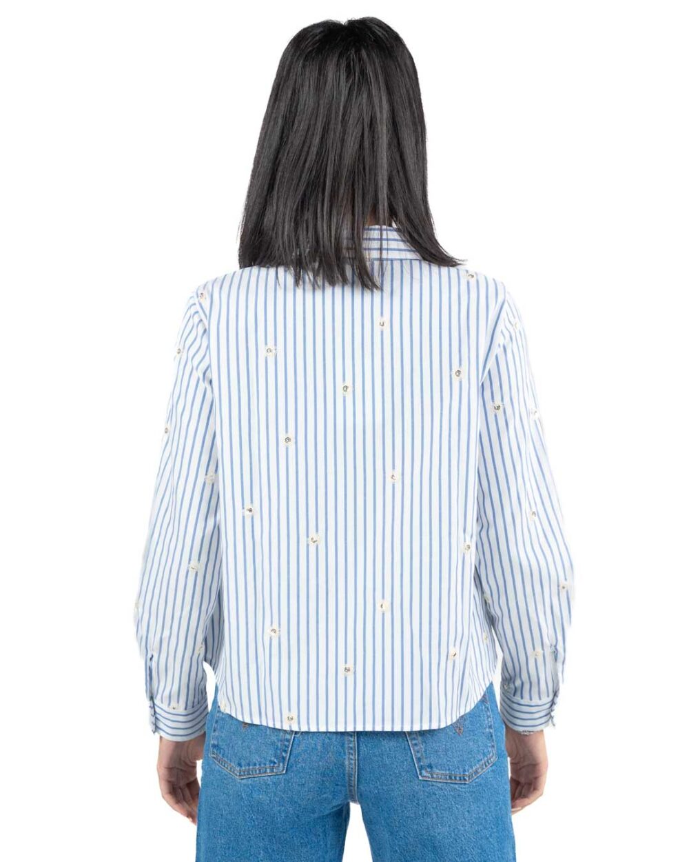 EMME MARELLA - Camicia a Righe con applicazioni - immagine 4