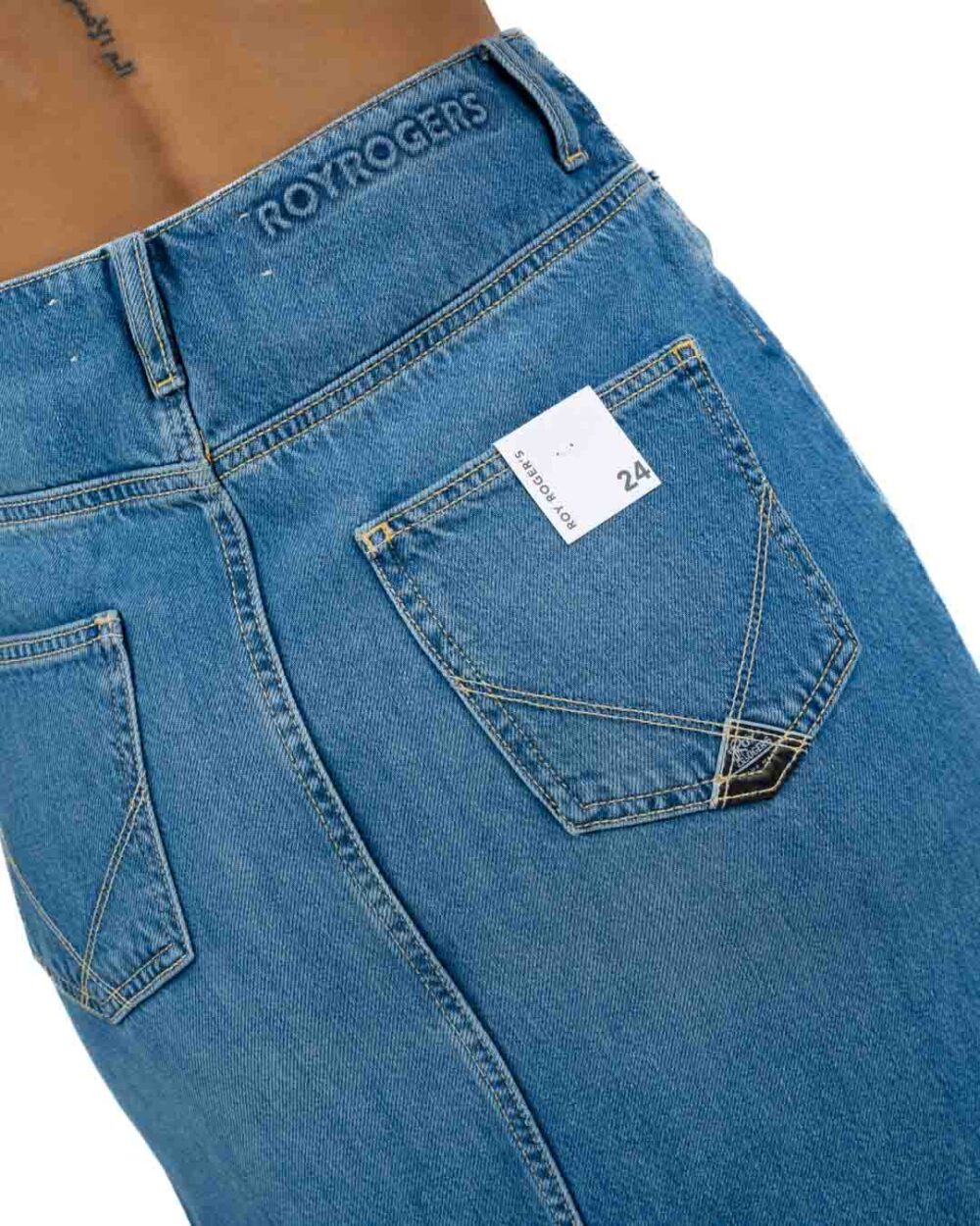 ROY ROGER'S - Gonna in denim - immagine 4
