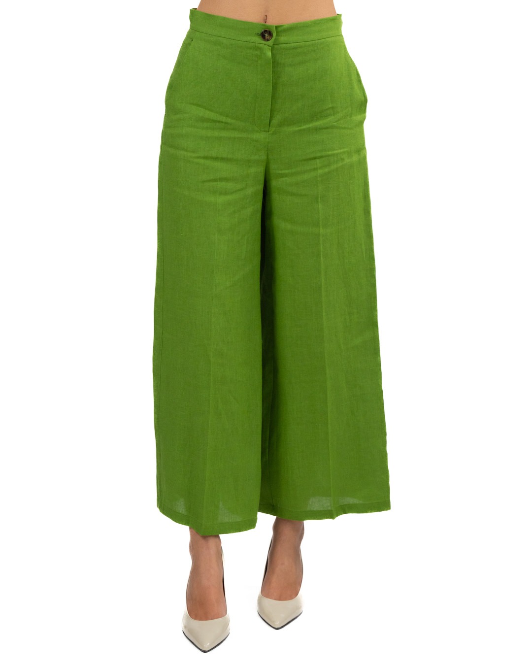 EMME MARELLA - Pantalone Lungo Verde