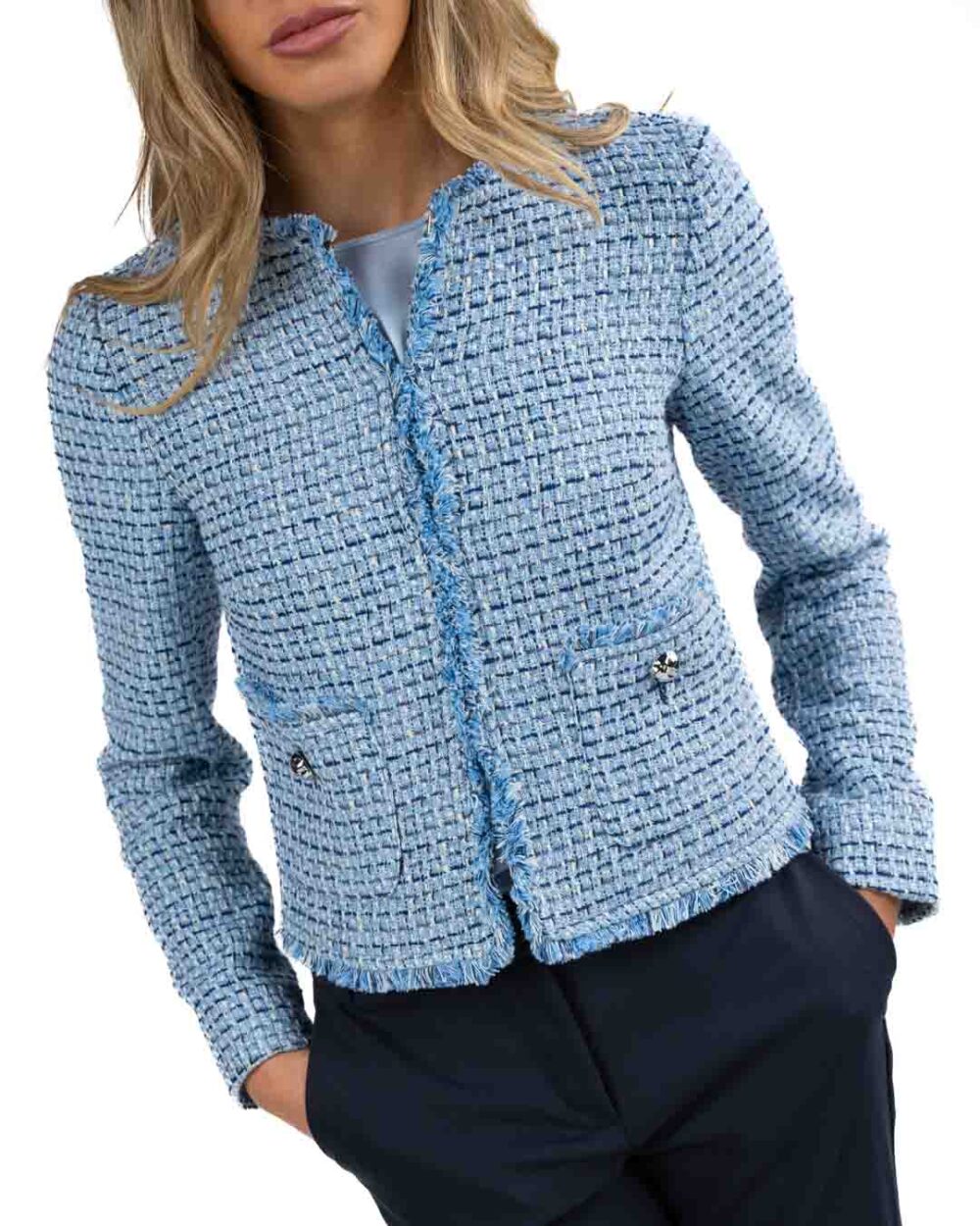 PENNYBLACK - Giacca Misto Cotone Azzurro - immagine 2