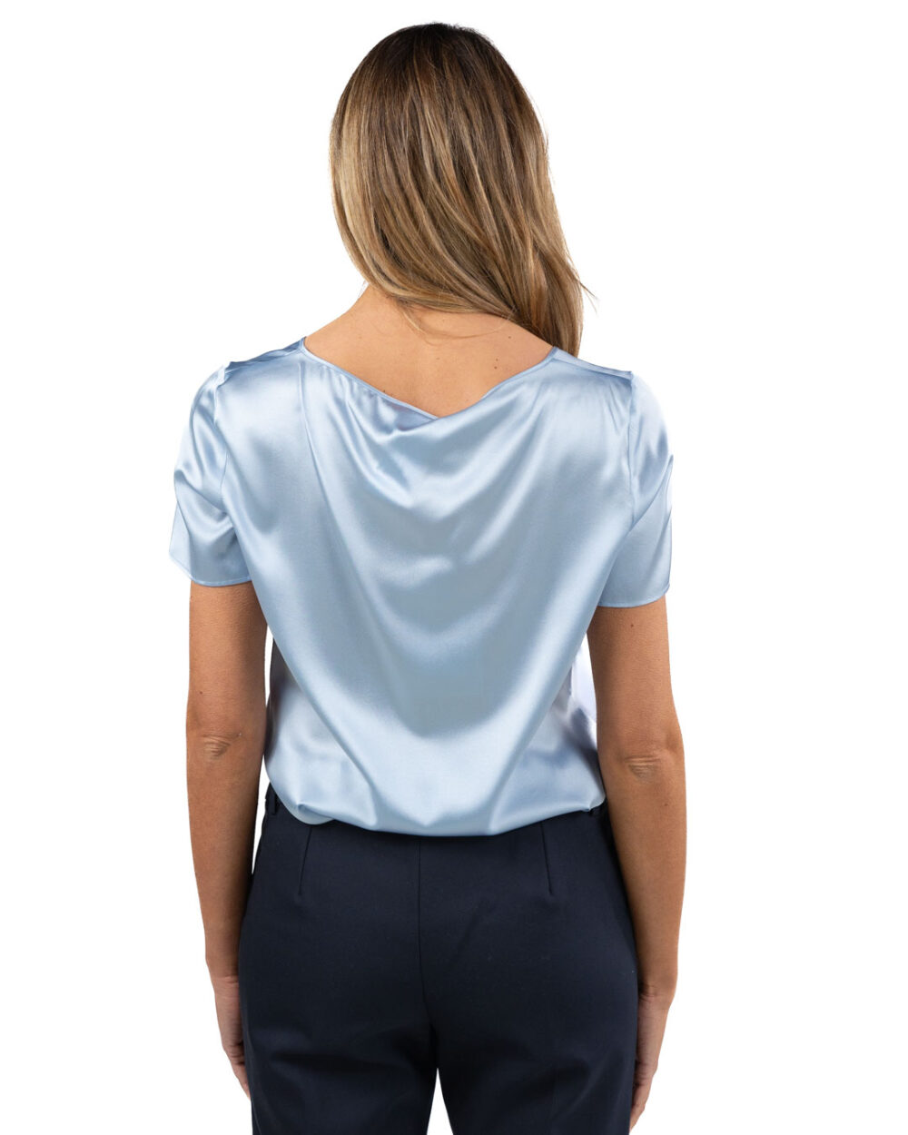 Pennyblack - Camicia seta azzurro - immagine 7