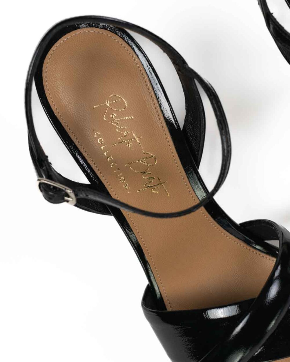 Roberto Berti Collection - Sandalo nero intrecciato - immagine 2