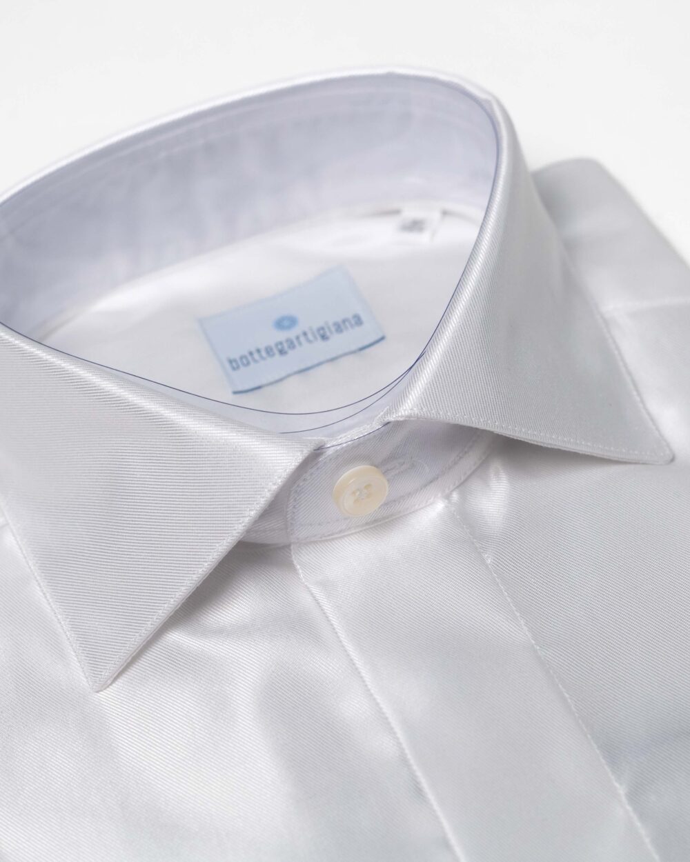 Bottega Artigiana - Camicia bianca effetto satin - immagine 3
