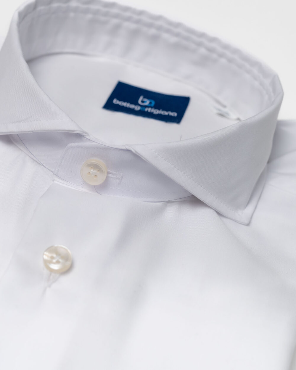 Bottega Artigiana - Camicia bianca slim fit - immagine 7