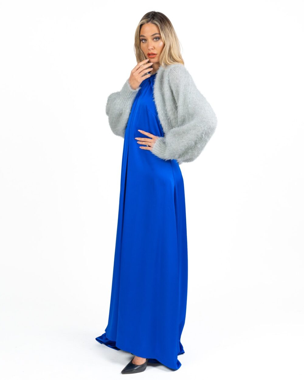 Berti Mode Collection - Abito strass blu - immagine 2