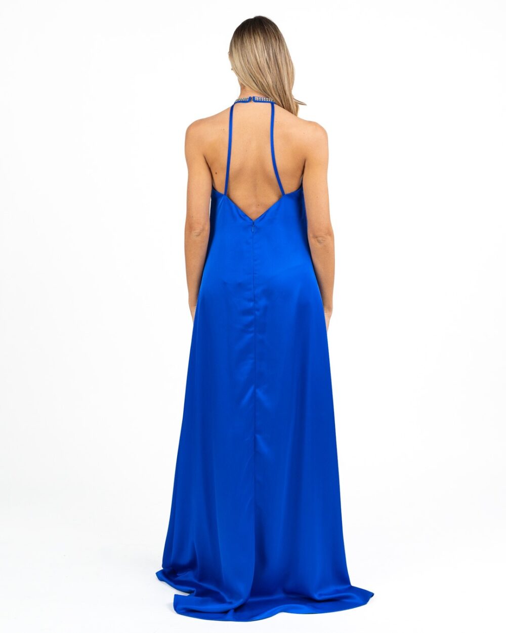 Berti Mode Collection - Abito strass blu - immagine 4