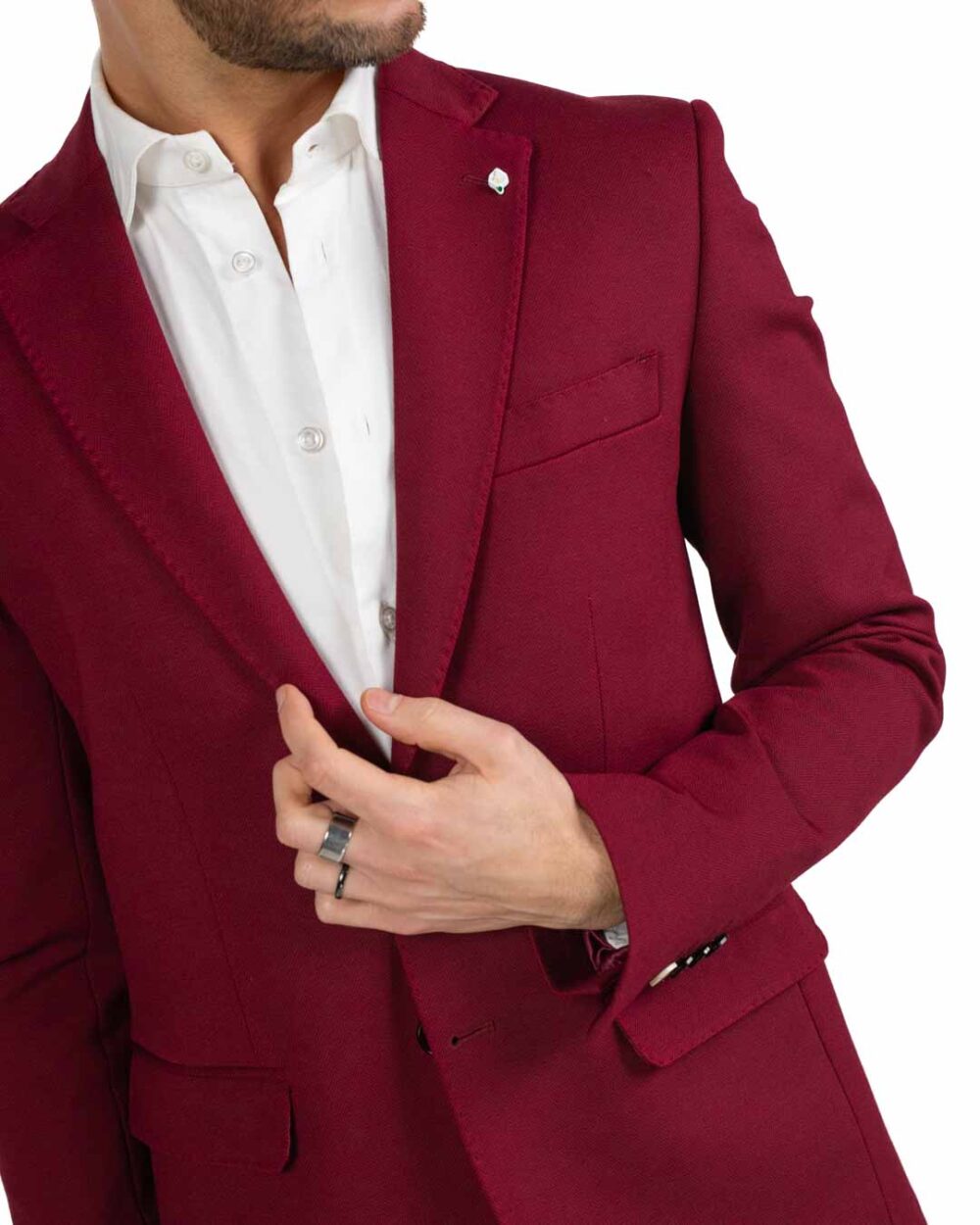 Langella - Abito bordeaux - immagine 3